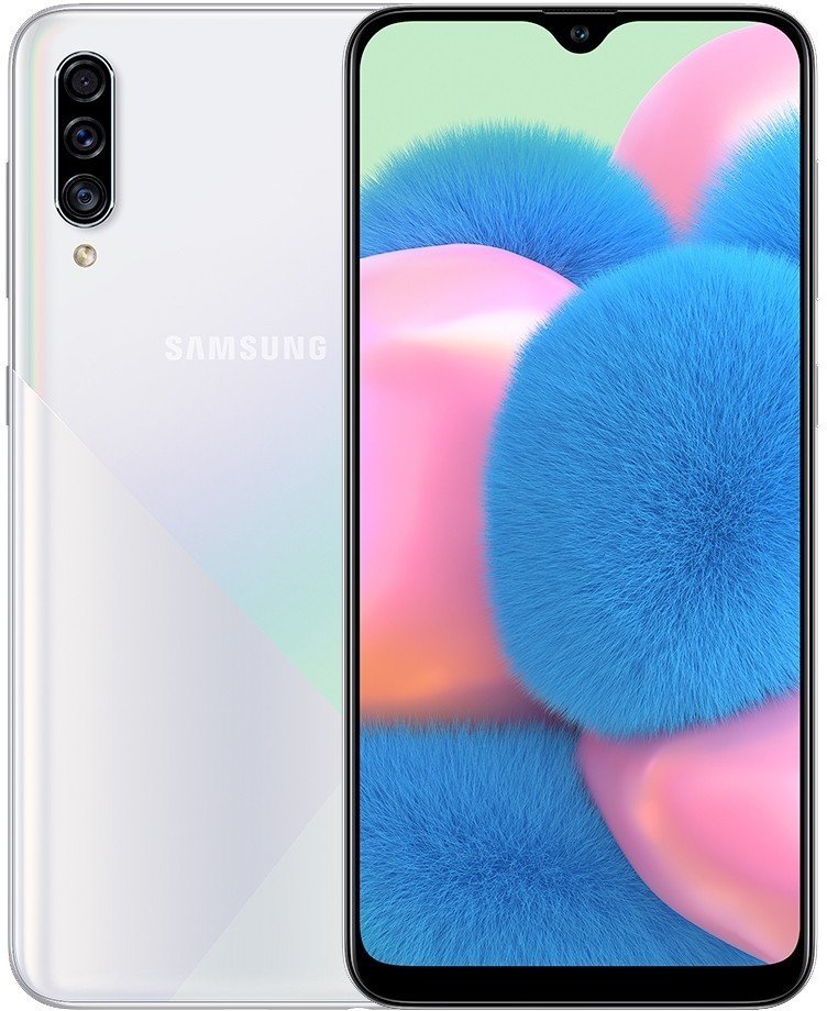Смартфон Samsung Galaxy A30s 4/64GB SM-A307F White - фото 1 - samsungshop.com.ua
