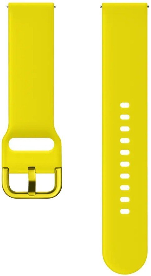 Ремінець Galaxy Watch Active Sport Band Yellow ET-SFR50MYEGRU - samsungshop.com.ua