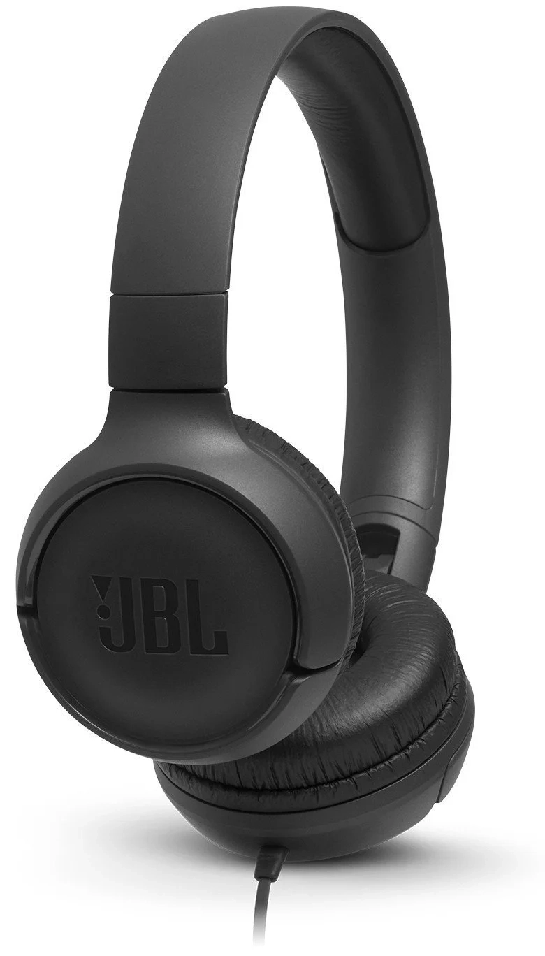 Дротові навушники JBL Tune 500 Black (JBLT500BLK) - фото 1 - samsungshop.com.ua