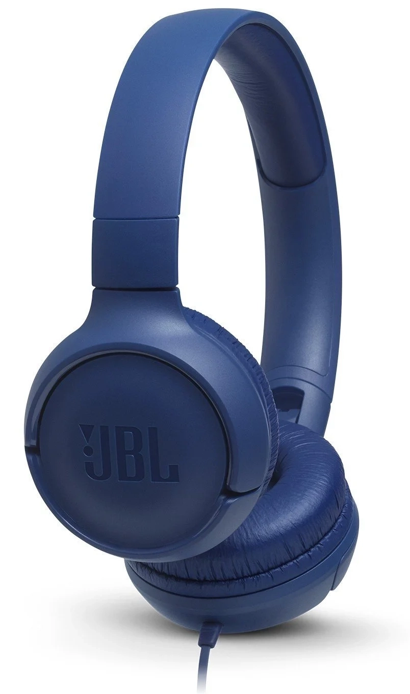 Дротові навушники JBL Tune 500 Blue (JBLT500BLU) - фото 1 - samsungshop.com.ua