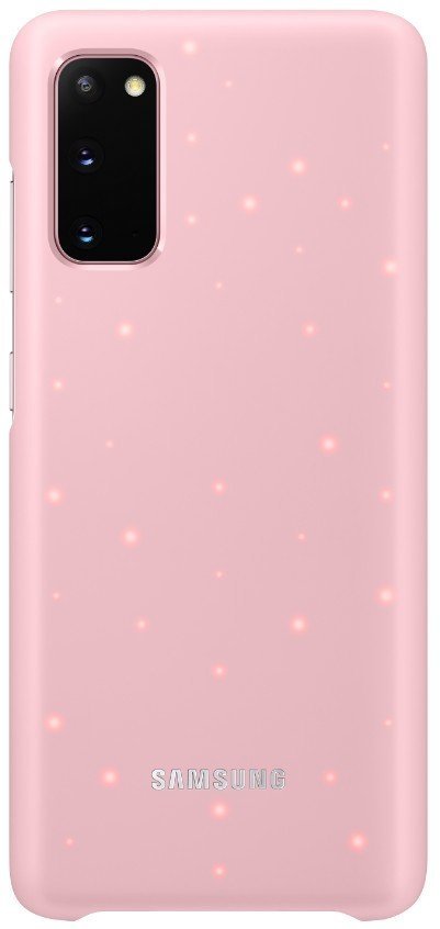 Чехол Samsung LED Cover Pink для Samsung S20 G980 - фото 1 - samsungshop.com.ua