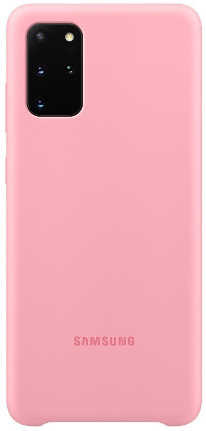 Чохол Samsung Silicone Cover Pink для Samsung S20+ G985 - фото 1 - samsungshop.com.ua