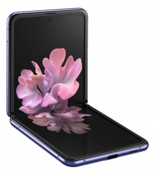 Смартфон Samsung Galaxy Flip SM-F700 Purple - фото 1 - samsungshop.com.ua