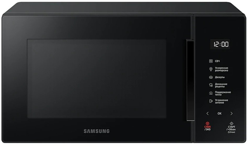 Мікрохвильова піч Samsung MS23T5018AK/BW - samsungshop.com.ua
