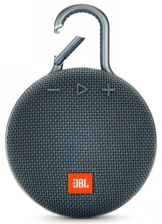 Портативная акустика JBL Clip 3 Blue (JBLCLIP3BLU) - samsungshop.com.ua