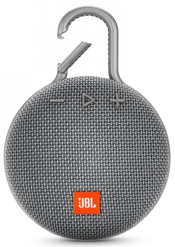 Портативна акустика JBL Clip 3 Grey (JBLCLIP3GRY) - фото 1 - samsungshop.com.ua