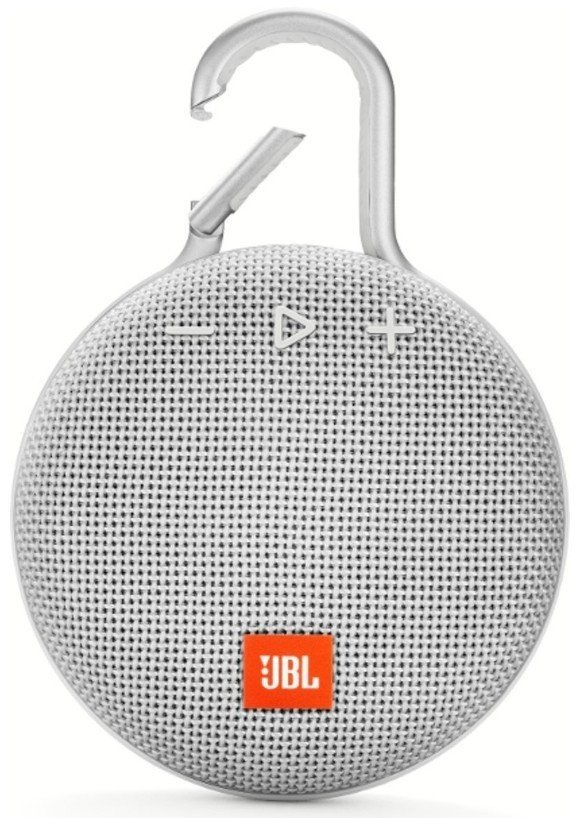 Портативна акустика JBL Clip 3 White (JBLCLIP3WHT) - samsungshop.com.ua