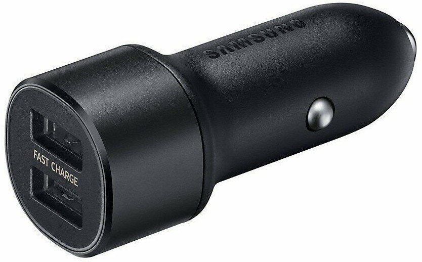 Автомобільний зарядний пристрій SAMSUNG 15W ULC Dual Fast Car Charger Black (w/ Cable) (EP-L1100WBEGRU) - samsungshop.com.ua