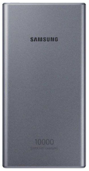 Мобильная батарея Samsung Battery Pack 10A, Type-C, Type A, 25W, 2Port (EB-P3300XJRGRU) Gray - фото 1 - samsungshop.com.ua