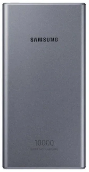 Мобільна батарея Samsung Battery Pack 10A, Type-C, Type A, 25W, 2Port, Gray (EB-P3300XJRGRU) - Фото 1