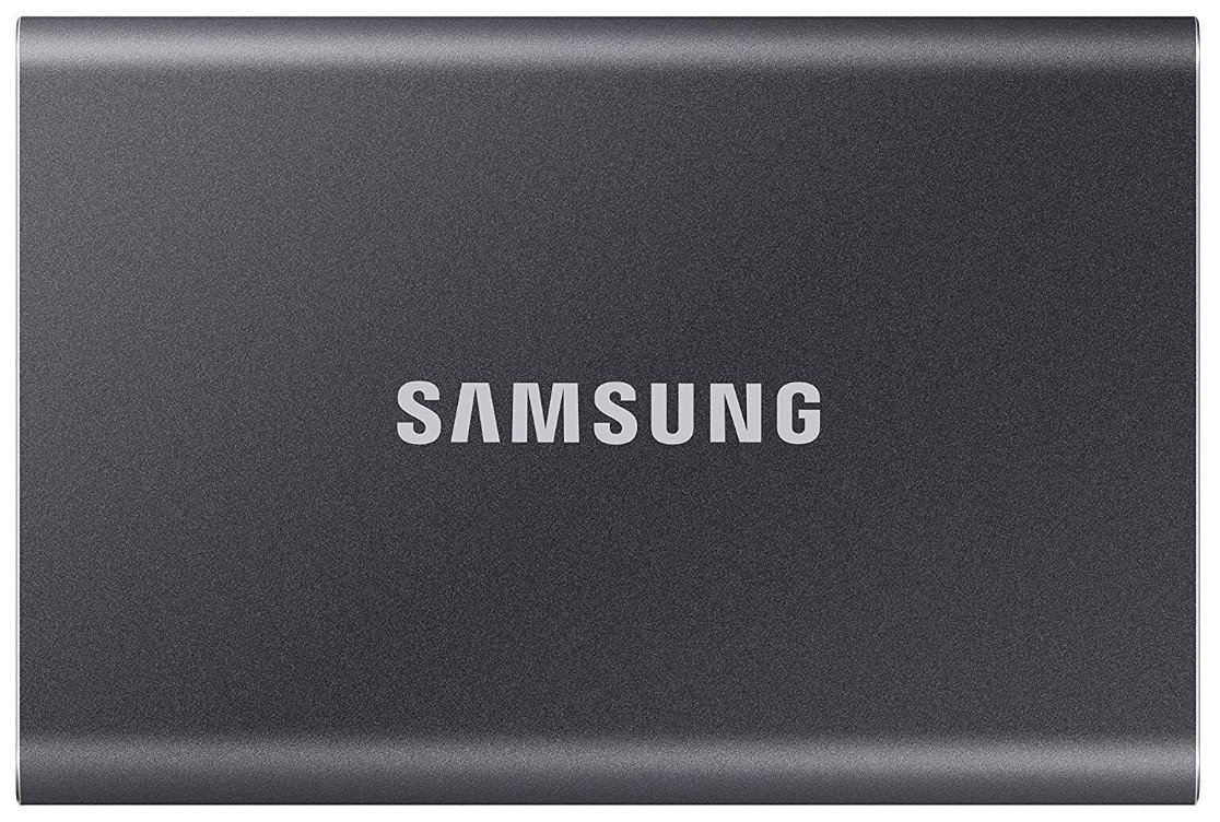 Портативний SSD 2TB USB 3.2 Gen 2 Samsung T7 Titan Gray (MU-PC2T0T/WW) - samsungshop.com.ua