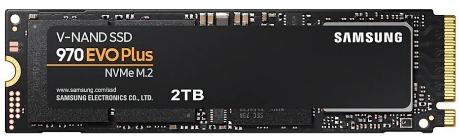 Твердотельный накопитель SSD M.2 Samsung 2TB 970 EVO NVMe PCIe 3.0 4x 2280 3-bit MLC (MZ-V7S2T0BW) - samsungshop.com.ua