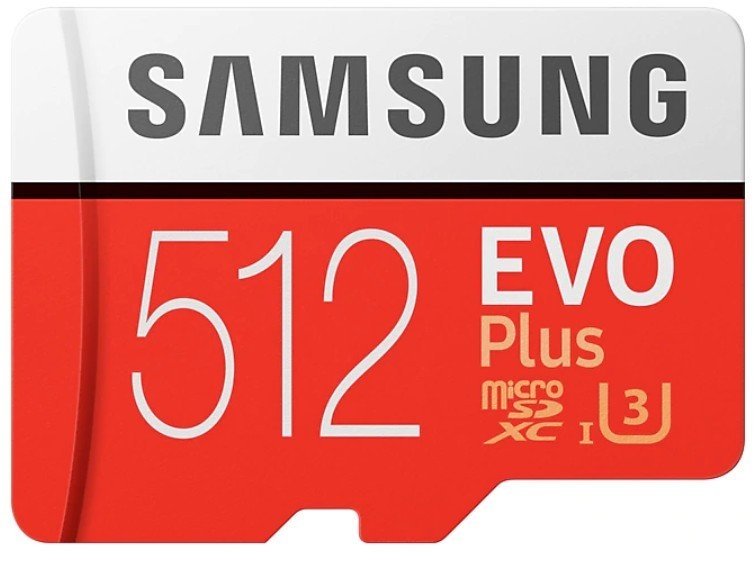 Карта памяти SAMSUNG microSD 512GB EVO UHS-I Class 10 + SD adapter (MB-MC512HA/RU) - samsungshop.com.ua