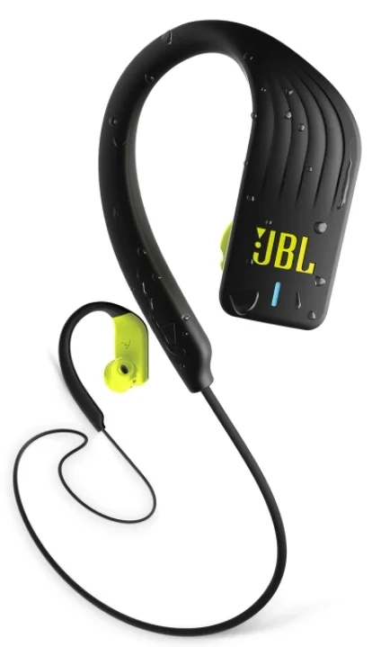 Беспроводные наушники JBL Endurance Sprint Black/ Lime (JBLENDURSPRINTBNL) - фото 1 - samsungshop.com.ua