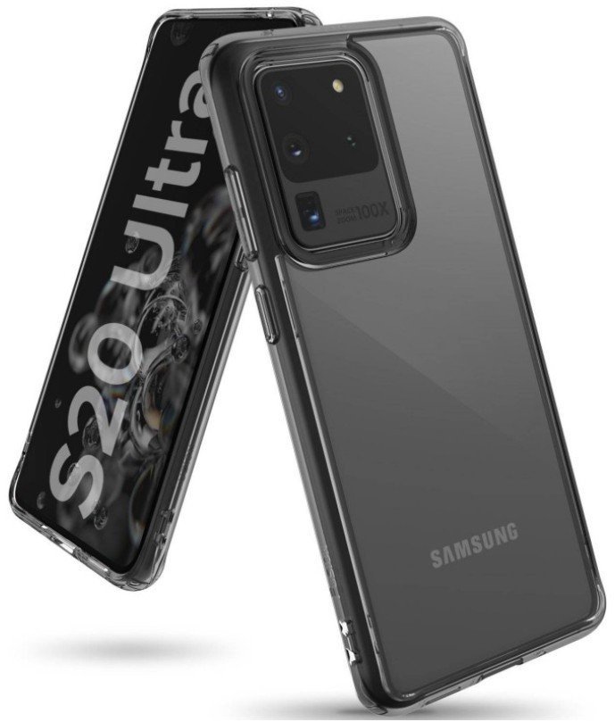 Чехол Ringke Fusion SMOKE BLACK (RCS4705) для Samsung S20 Ultra G988 - фото 1 - samsungshop.com.ua