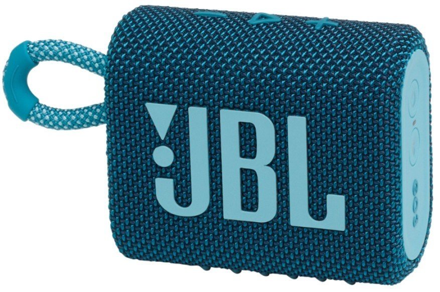 Акустична система JBL Go 3 Blue (JBLGO3BLU) - фото 1 - samsungshop.com.ua