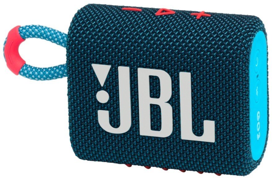 Акустична система JBL Go 3 Blue Coral (JBLGO3BLUP) - samsungshop.com.ua