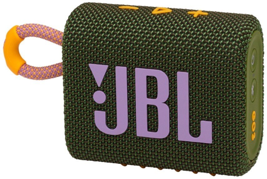 Акустична система JBL Go 3 Green (JBLGO3GRN) - фото 1 - samsungshop.com.ua