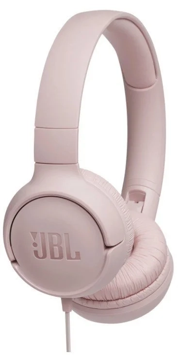 Дротові навушники JBL T500 Pink (JBLT500PIK) - фото 1 - samsungshop.com.ua