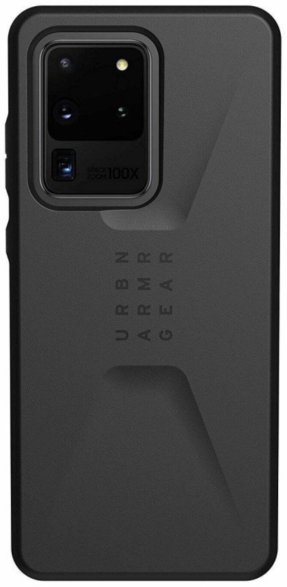 Чохол UAG Civilian Black для Samsung Galaxy S 20 Ultra - фото 1 - samsungshop.com.ua