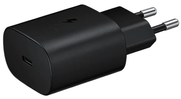 Мережевий зарядний пристрій SAMSUNG Type C 25W Travel Adapter Black (w/o cable) (EP-TA800NBEGRU) - samsungshop.com.ua