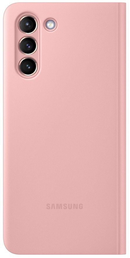 Чохол Samsung Smart Clear View Cover Pink (EF-ZG991CPEGRU) для Samsung S21 G991 - samsungshop.com.ua