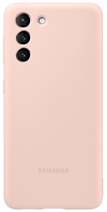 Чохол Samsung Silicone Cover Pink (EF-PG991TPEGRU) для Samsung S21 G991 - фото 1 - samsungshop.com.ua