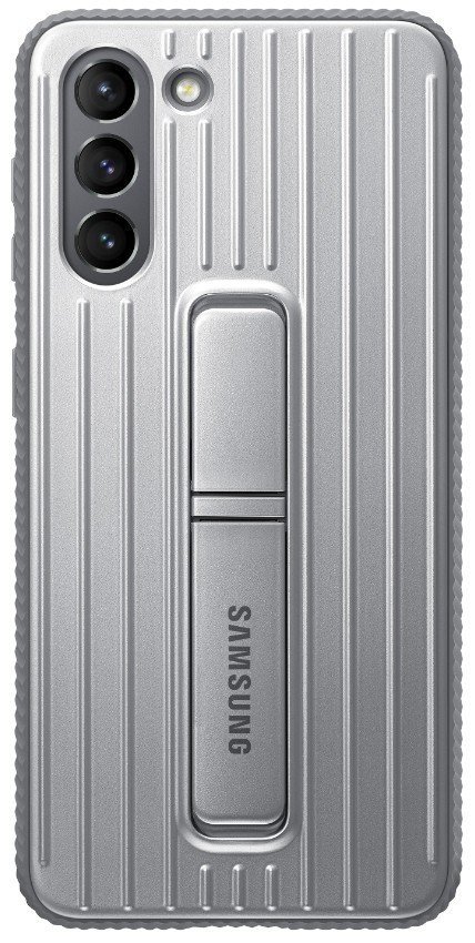 Чехол Samsung Protective Standing Cover Light Gray (EF-RG991CJEGRU) для Samsung S21 G991 - фото 1 - samsungshop.com.ua