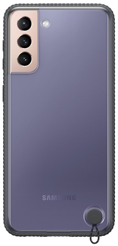 Чехол Samsung Clear Protective Cover Black (EF-GG996CBEGRU) для Samsung S21+ G996 - samsungshop.com.ua