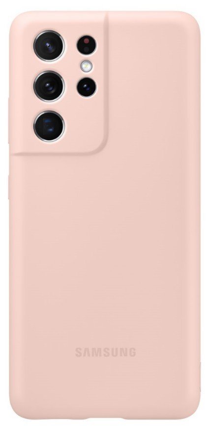 Чохол Samsung Silicone Cover Pink (EF-PG998TPEGRU) для Samsung S21 Ultra G998 - фото 1 - samsungshop.com.ua