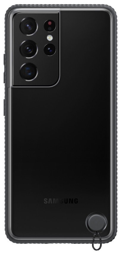 Чехол Samsung Clear Protective Cover Black (EF-GG998CBEGRU) для Samsung S21 Ultra G998 - фото 1 - samsungshop.com.ua