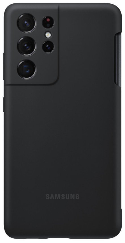Чехол Samsung Silicone Cover with S Pen Black (EF-PG99PTBEGRU) для Samsung S21 Ultra G998 - фото 1 - samsungshop.com.ua