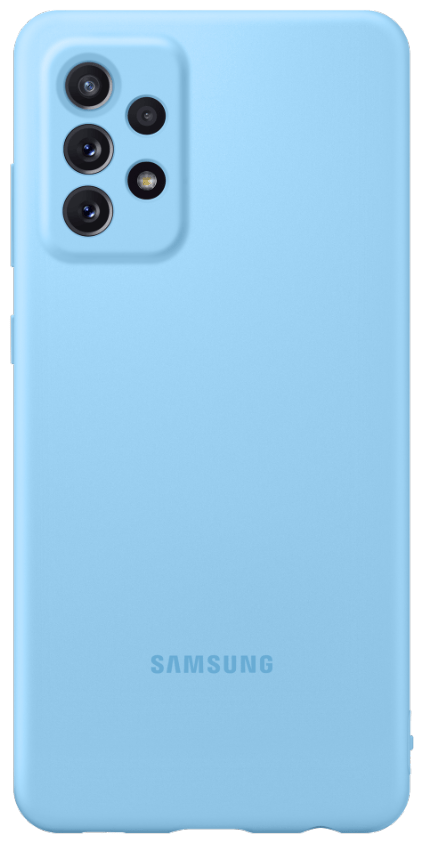 Чохол Samsung Silicone Cover Blue (EF-PA725TLEGRU) для Samsung A72 - samsungshop.com.ua