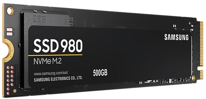 Твердотілий накопичувач SSD M.2 Samsung 980 500GB NVMe PCIe Gen 3.0 x4 2280 (MZ-V8V500BW) - samsungshop.com.ua