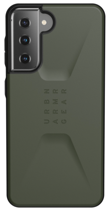 Чехол UAG Civilian Olive для Samsung Galaxy S21 - фото 1 - samsungshop.com.ua