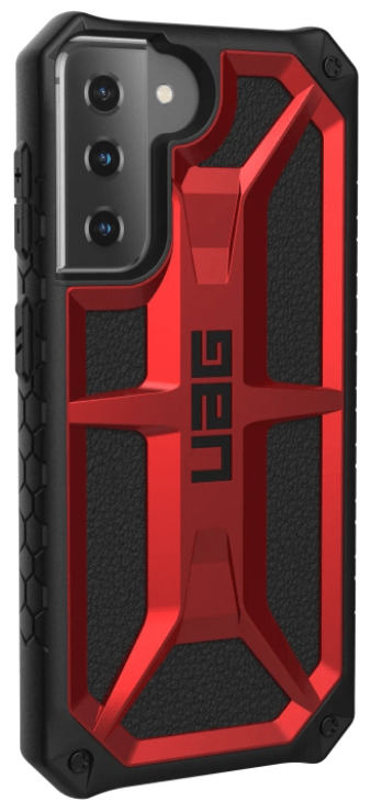 Чехол UAG Monarch Crimson для Samsung Galaxy S21 - фото 1 - samsungshop.com.ua