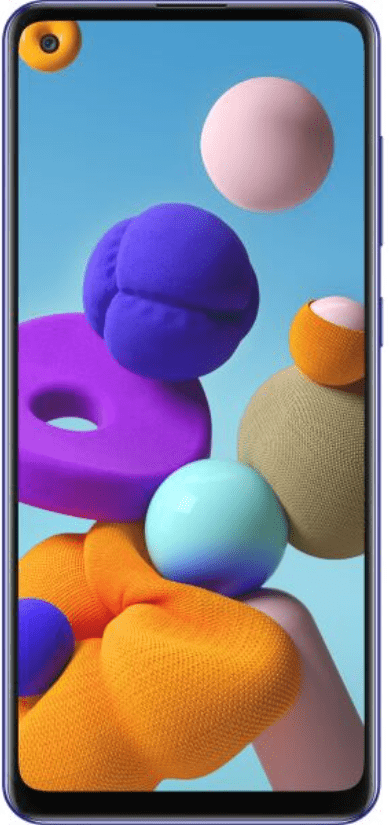 Смартфон Samsung Galaxy A21s 64 GB Blue SM-A217F - фото 1 - samsungshop.com.ua