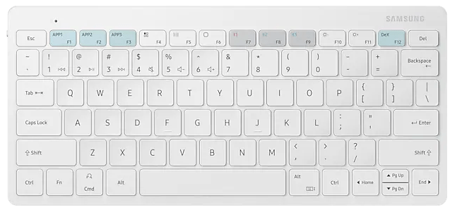 Бездротова клавіатура Samsung Smart Keyboard Trio 500 White (EJ-B3400BWRGRU) - samsungshop.com.ua