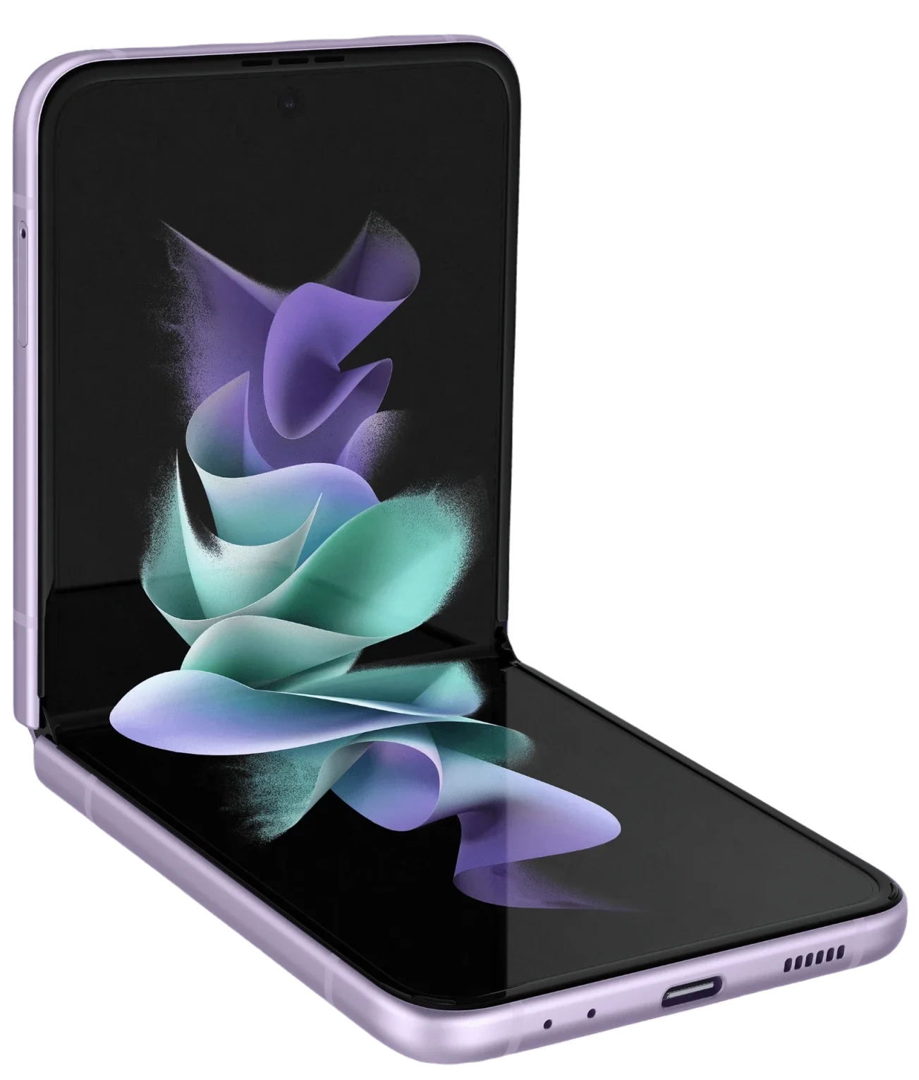 Смартфон Samsung Galaxy Flip 3 F711 8GB/256GB Lavender - фото 1 - samsungshop.com.ua