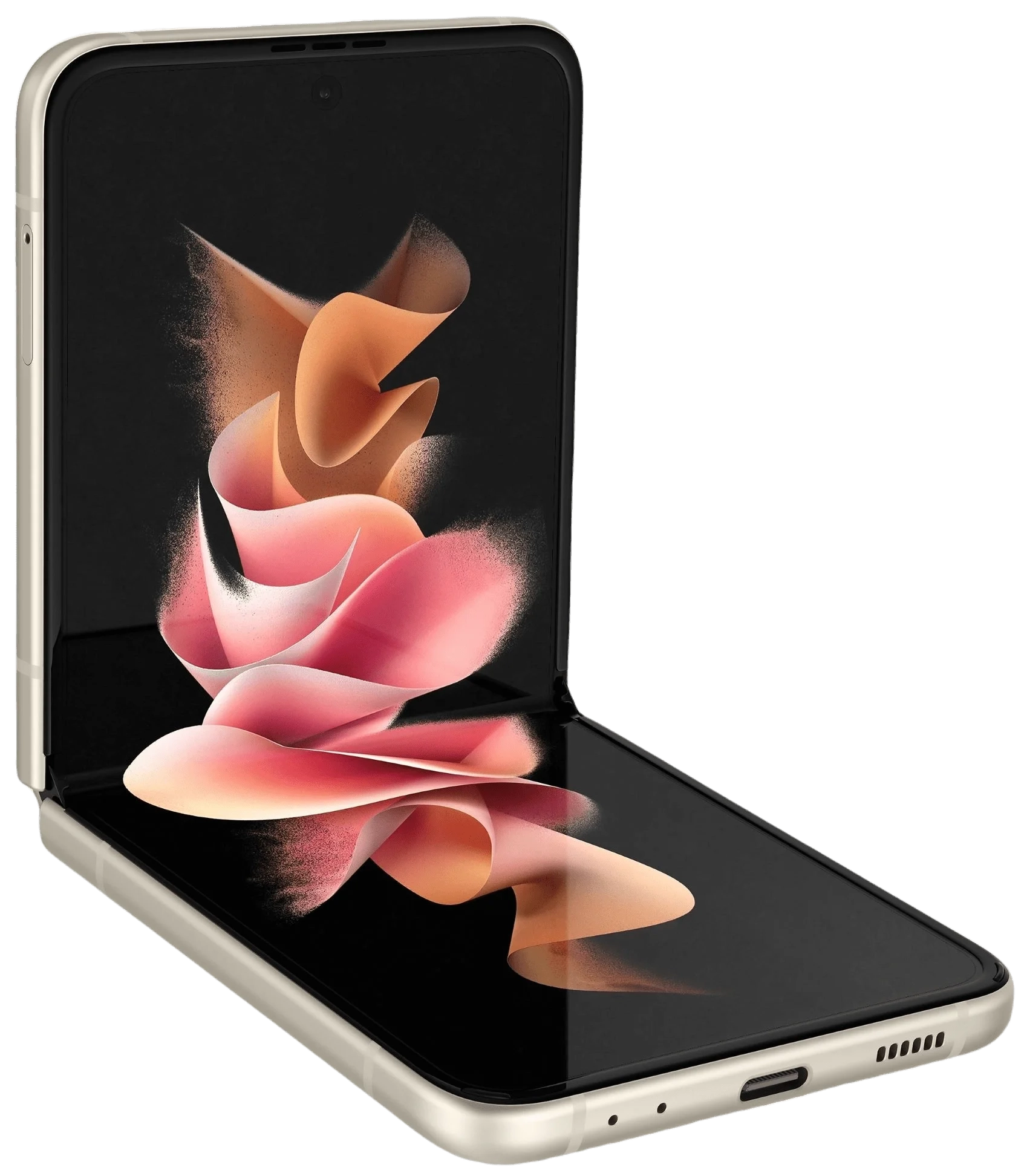 Смартфон Samsung Galaxy Flip 3 F711 8GB/256GB Cream - фото 1 - samsungshop.com.ua