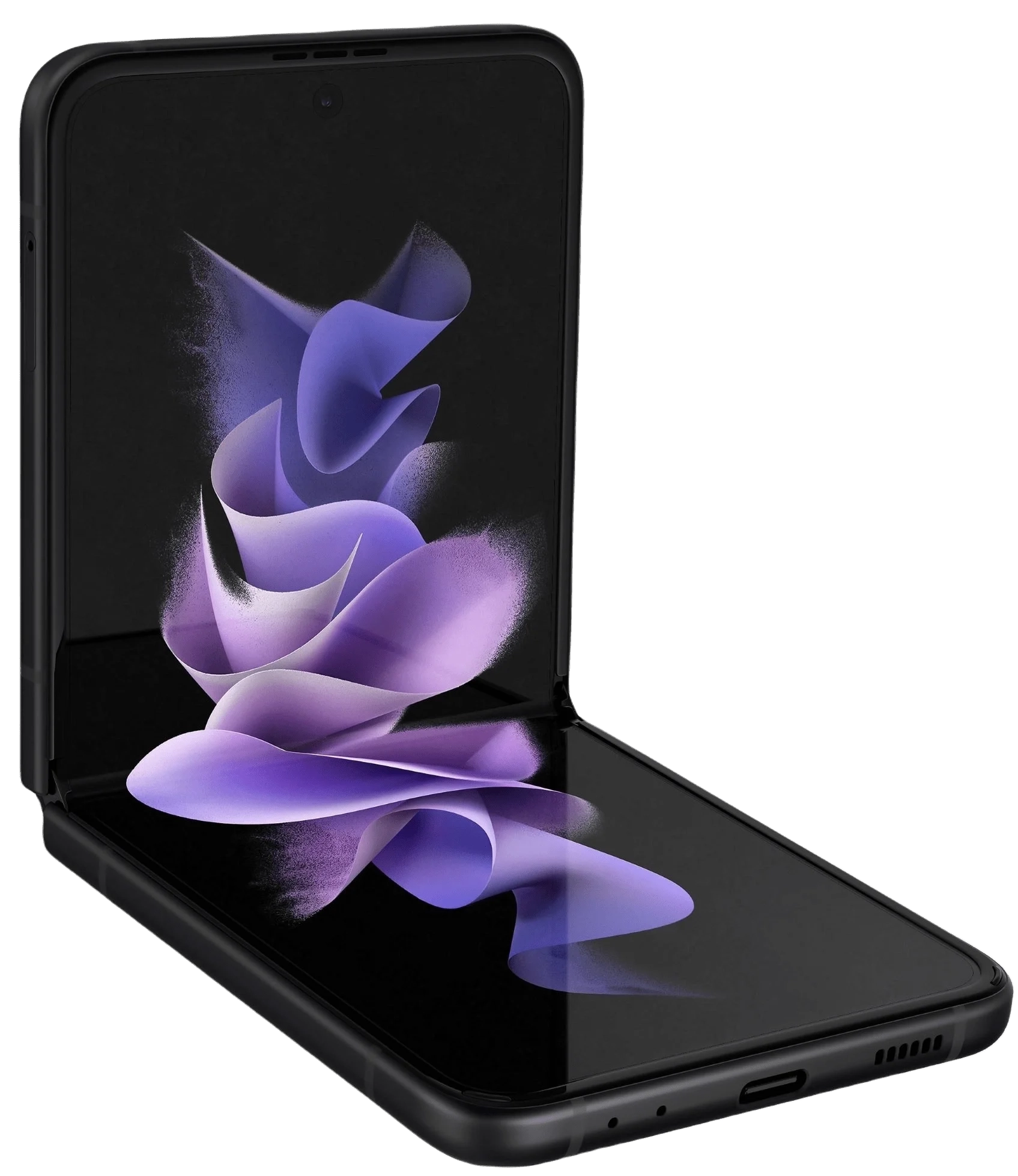 Смартфон Samsung Galaxy Flip3 F711 8GB/256GB Phantom Black - Фото 1 Смартфон Samsung Galaxy Flip3 F711 8GB/256GB Phantom Black - Фото 1