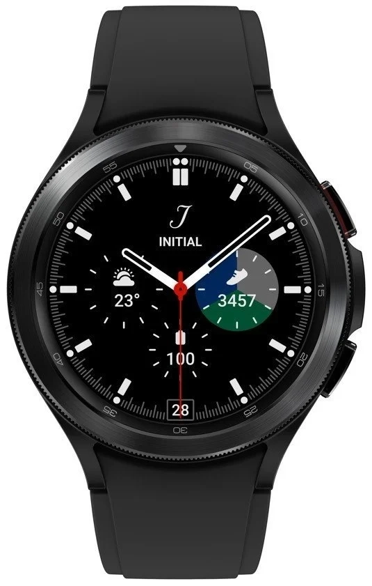 Смарт-часы Samsung Galaxy Watch4 Classic eSIM Black 46mm (SM-R895FZKASEK) - фото 1 - samsungshop.com.ua