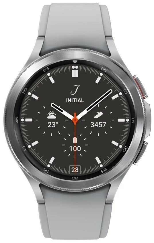 Смарт-часы Samsung Galaxy Watch4 Classic Silver 46mm (SM-R890NZSASEK) - фото 1 - samsungshop.com.ua