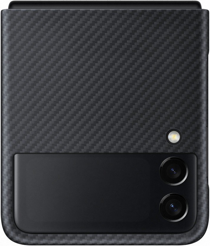 Чохол Samsung Aramid Cover Black (EF-XF711SBEGRU) для Samsung Flip 3 (F711) - фото 1 - samsungshop.com.ua