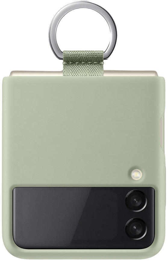Чохол Samsung Silicone Cover with Ring Olive Green (EF-PF711TMEGRU) для Samsung Flip 3 (F711) - samsungshop.com.ua