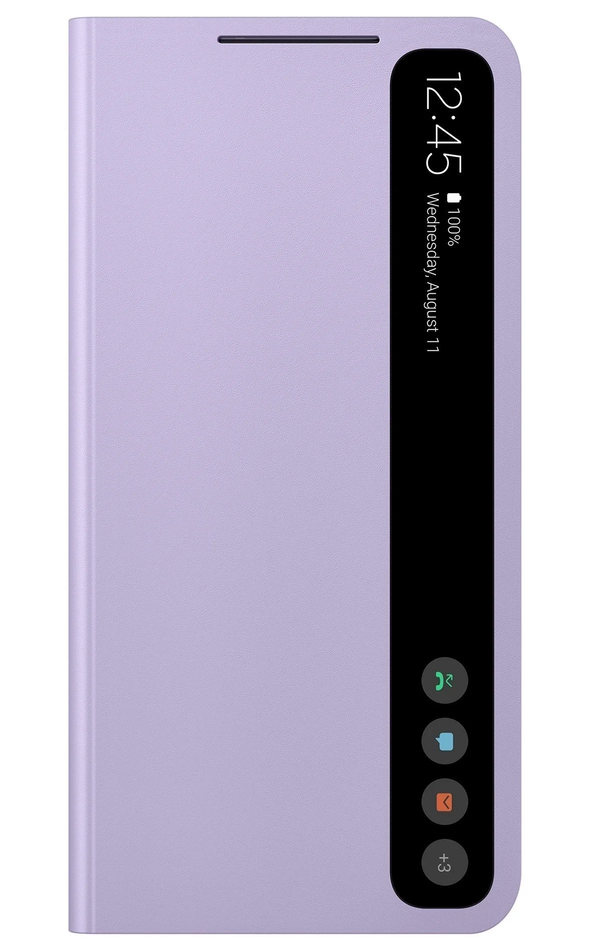 Чехол Samsung Smart Clear View Cover Lavender (EF-ZG990CVEGRU) для Samsung S21 FE (G990) - Фото 1