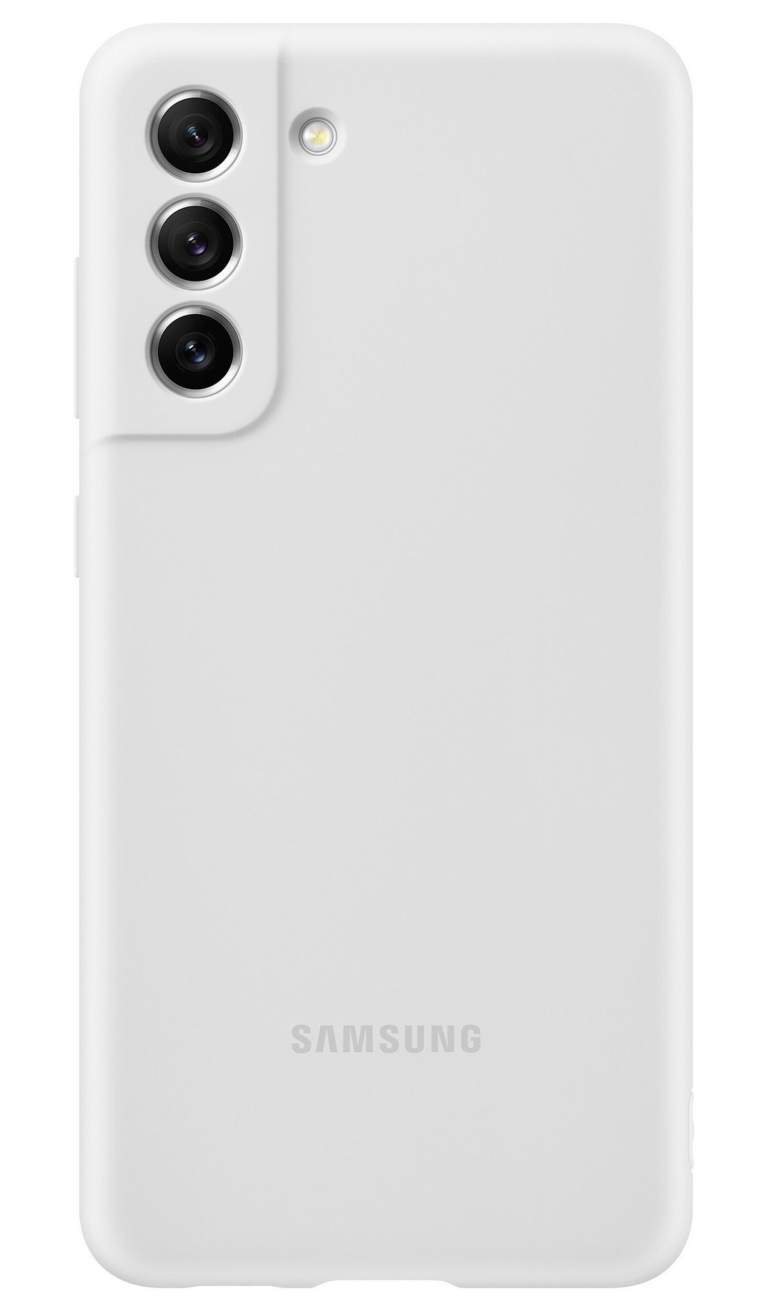 Чехол Samsung Silicone Cover White (EF-PG990TWEGRU) для Samsung S21 FE (G990) - фото 1 - samsungshop.com.ua