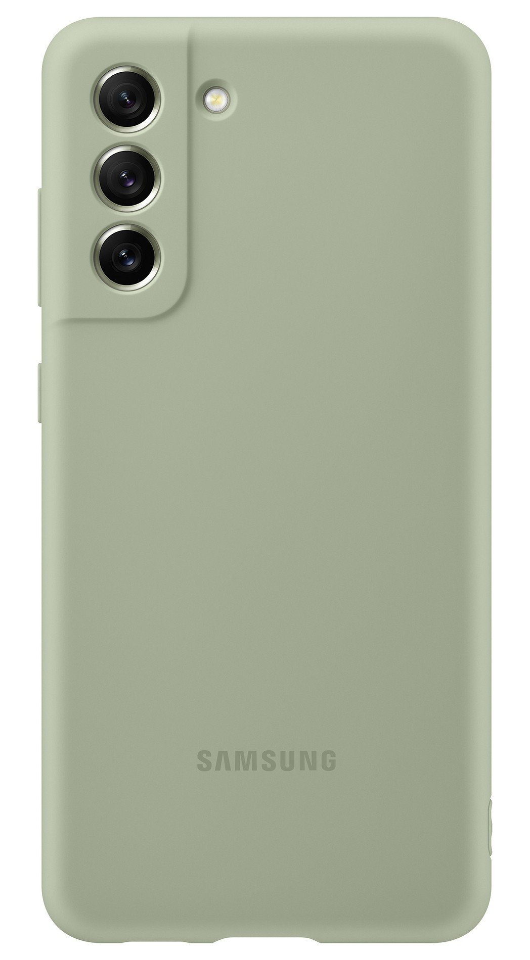 Чехол Samsung Silicone Cover Olive Green (EF-PG990TMEGRU) для Samsung S21 FE (G990) - фото 1 - samsungshop.com.ua