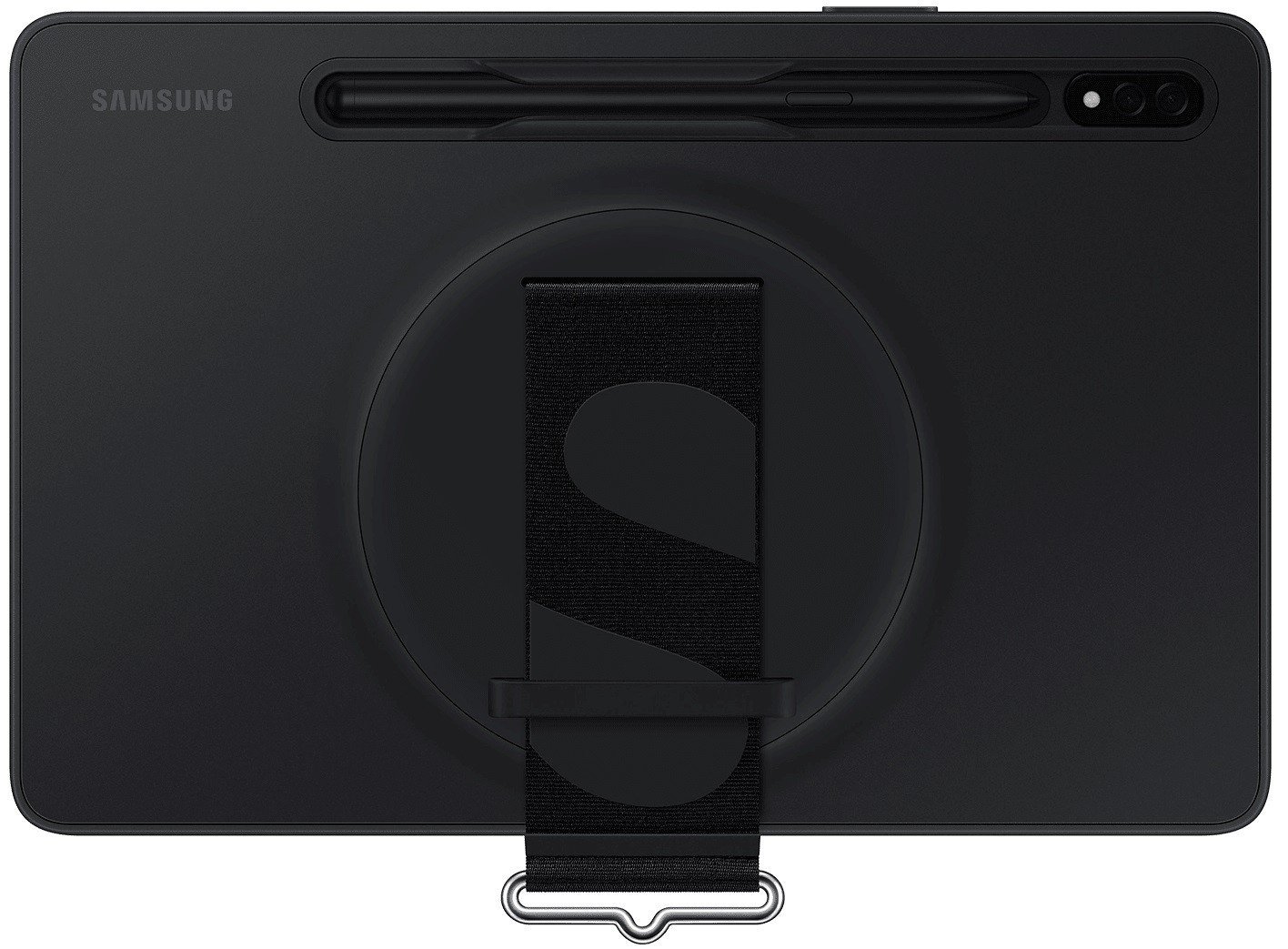 Чохол Samsung Strap Cover Black (EF-GX700CBEGRU) для Samsung Tab S7 / S8 (T870/X700) - фото 1 - samsungshop.com.ua