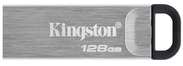 Флэш-накопитель KINGSTON DataTraveler Kyson 128GB USB 3.2 Silver DTKN/128GB - Фото 1 Флэш-накопитель KINGSTON DataTraveler Kyson 128GB USB 3.2 Silver DTKN/128GB - Фото 1